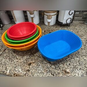 Colorful EMIL SCHMIDT Bread Proofing Baskets